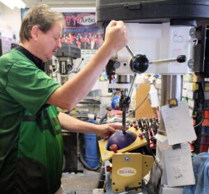 Tom K. Drill press