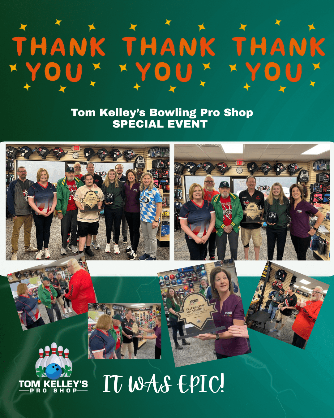 Thank you we had a great Storm event