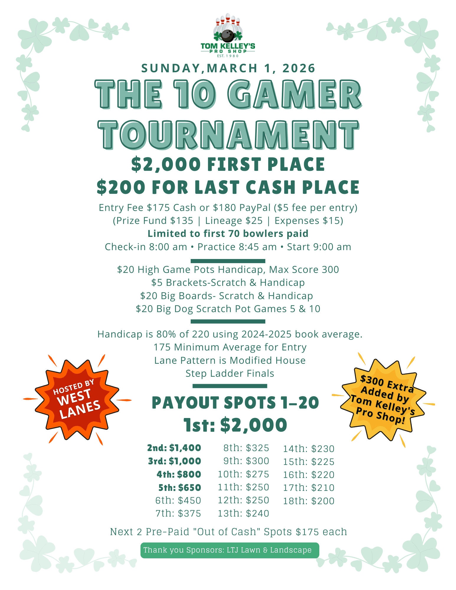 10 gamer flyer